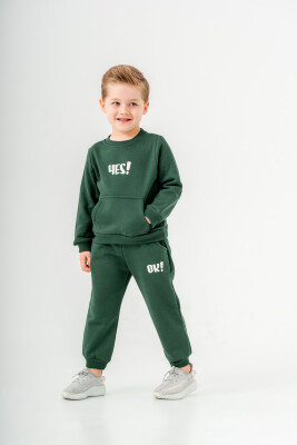 Wholesale Boys Tracksuit Set with Printed 2-5Y Tuffy 1099-0878 - Tuffy