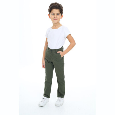 Wholesale Boys Trousers 11-15Y Flori 1067-22050-3 Хаки 