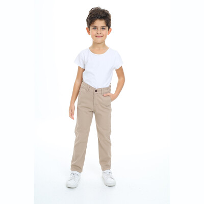 Wholesale Boys Trousers 11-15Y Flori 1067-22050-3 Кремовый цвет 