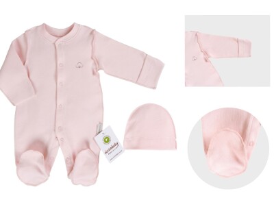 Wholesale Cotton Newborn Romper 0M Ciccimbaby 1043-4947 Розовый 