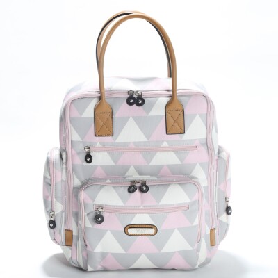 Wholesale Diaper Bag Baby Care 0-12M My Collection 1082-6720 Серо-розовый