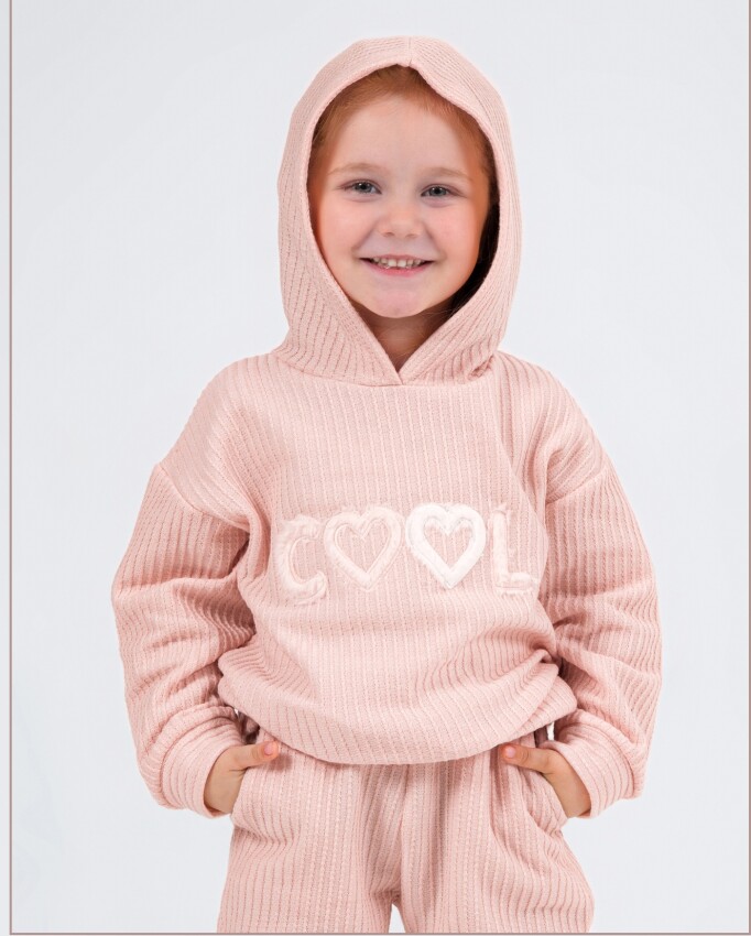 Wholesale Embroidered Tracksuit for Girls 3-6Y BabyRose 1002-4673 - 3