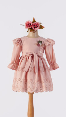 Wholesale Floral Dress for Girls 2-5Y Tivido 1042-2506 - Tivido