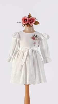 Wholesale Floral Dress for Girls 2-5Y Tivido 1042-2506 - 4