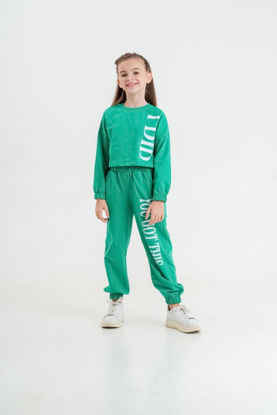 Wholesale Girl 2-Piece Tracksuit Set 6-9Y Matmazel 2021-8017 - 1