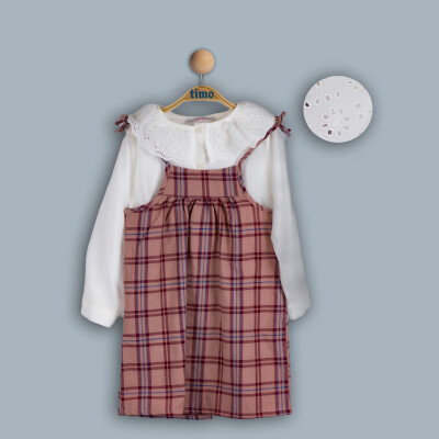 Wholesale Girl Shirt Set Suit 2-5Y Timo 1018-TK4DT012242382 Пудра