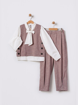 Wholesale Girl Sweater and Pants 3-Piece Set 3-6Y Pafim 2041-2025Y1008 - Pafim (1)