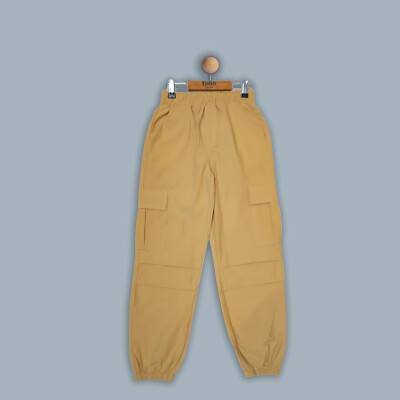 Wholesale Girl Trousers 10-13Y Timo 1018-TK4DA062241314 Бежевый 