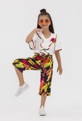 Wholesale Girls 2-Piece Blouse and Pants Set 2-6Y Miss Lore 1055-5127 - Miss Lore