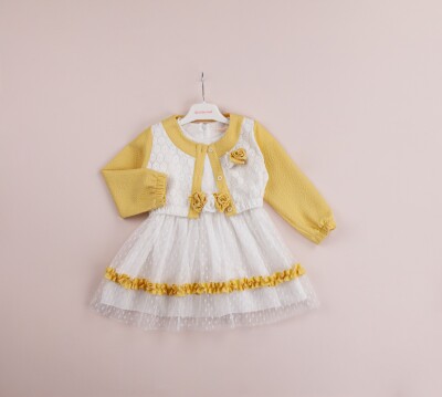 Wholesale Girls 2-Piece Dress with Bolero 1-4Y BabyRose 1002-4085 - 1