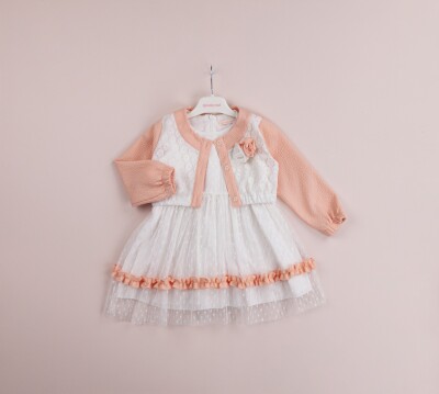 Wholesale Girls 2-Piece Dress with Bolero 1-4Y BabyRose 1002-4085 - 2