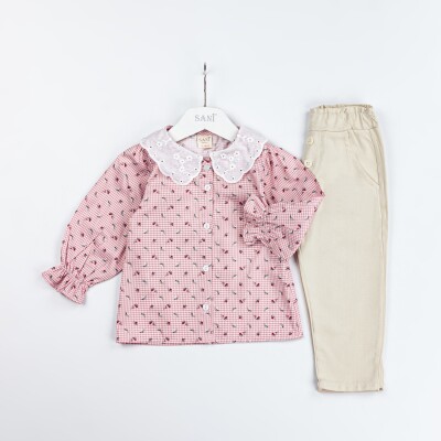 Wholesale Girls 2-Piece Shirt and Pants 2-5Y Sani 1068-2315 - 1