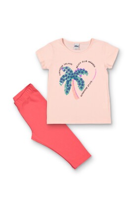 Wholesale Girls 2-Piece T-shirt and Leggings set 8-14Y Elnino 1025-22254 - Elnino (1)