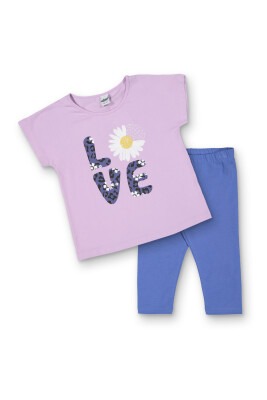 Wholesale Girls 2-Piece T-shirt and Leggings set 8-14Y Elnino 1025-22255 - Elnino (1)