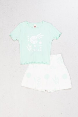 Wholesale Girls' 2-Piece T-Shirt and Shorts Set 4-9Y DMB Boys&Girls 1081-0413 - DMB Boys&Girls (1)