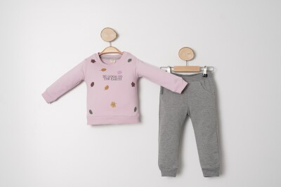 Wholesale girls 2-Piece Tracksuit Set 1-4Y Sani 1068-20046 - Sani (1)