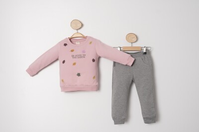 Wholesale girls 2-Piece Tracksuit Set 1-4Y Sani 1068-20046 - 4