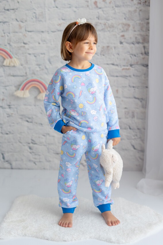 Wholesale Girls 2-Piece Tracksuit Set 1-7Y Zeyland 1070-242Z1ETA75 - 1