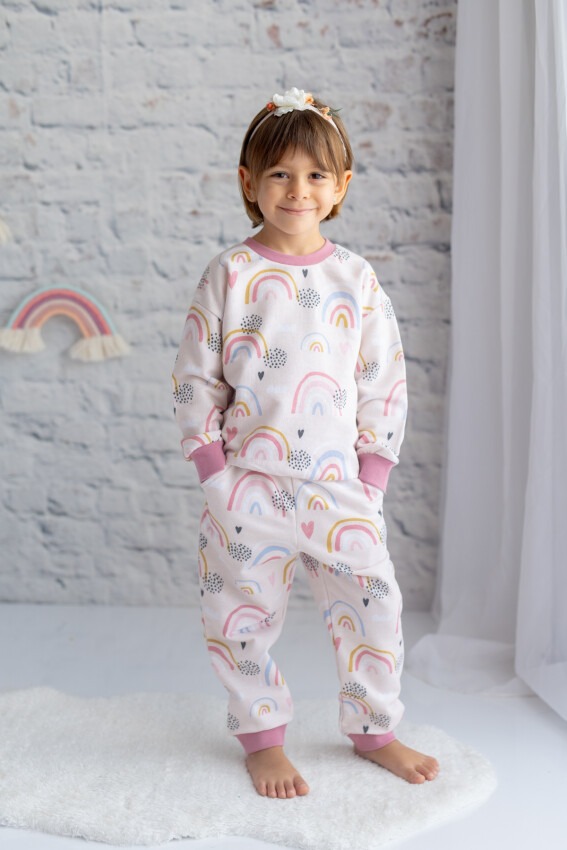 Wholesale Girls 2-Piece Tracksuit Set 1-7Y Zeyland 1070-242Z1ETA75 - 2