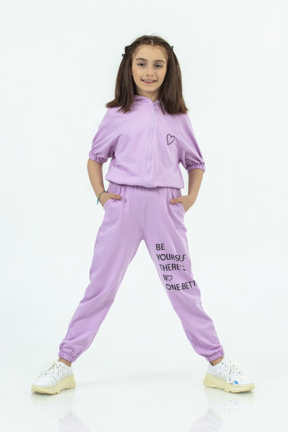 Wholesale Girls 2-Piece Tracksuit Set 10-13Y Tuffy 1099-9654 - 1