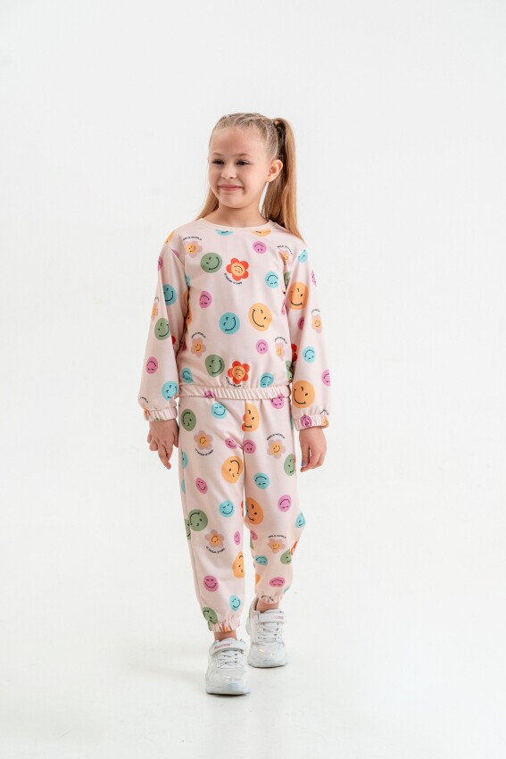 Wholesale Girls 2-Piece Tracksuit Set 3-6Y Matmazel 2021-8019 - 1