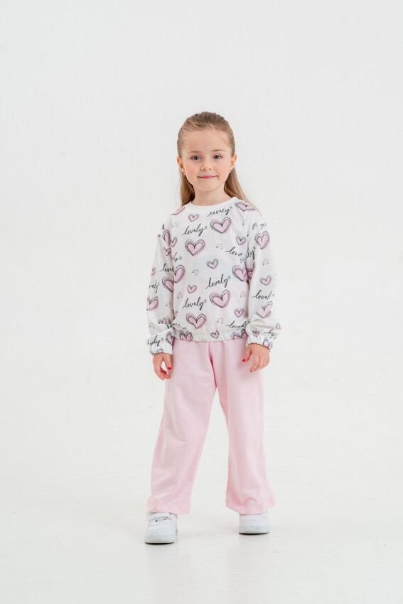 Wholesale Girls 2-Piece Tracksuit Set 3-6Y Matmazel 2021-8020 - 3