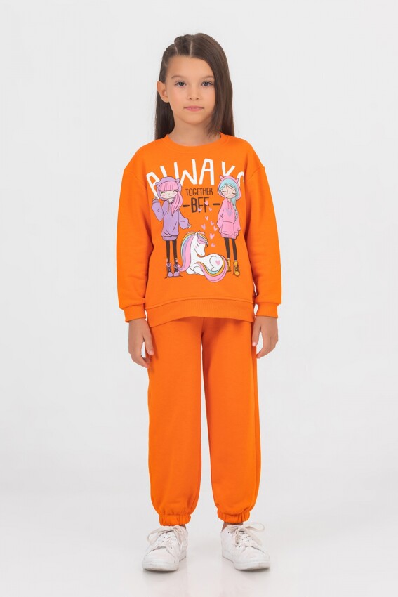 Wholesale Girls 2-Piece Tracksuit Set 4-7Y DMB Boys&Girls 1081-9756 - 2