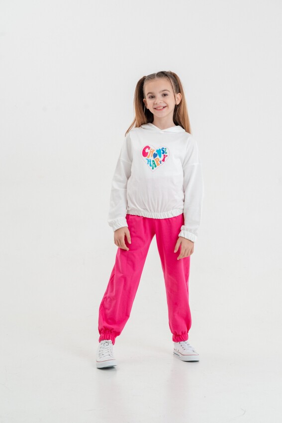 Wholesale Girls 2-Piece Tracksuit Set 6-9Y Matmazel 2021-8003 - 3