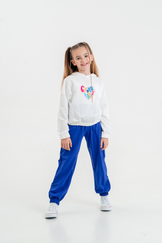 Wholesale Girls 2-Piece Tracksuit Set 6-9Y Matmazel 2021-8003 - 4