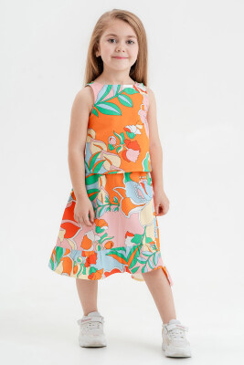 Wholesale Girls 2-Pieces Blouse and Skirt Set 2-5Y Tuffy 1099-1279 - 3