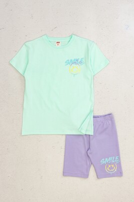 Wholesale Girls 2-Pieces T-shirt and Short Set 4-9Y DMB Boys&Girls 1081-0107 - 4