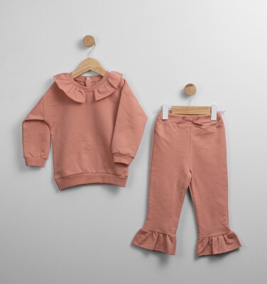 Wholesale Girl's 2pcs Basic Tracksuit Set 1-5Y Flexi Baby 2063-217535 - 4