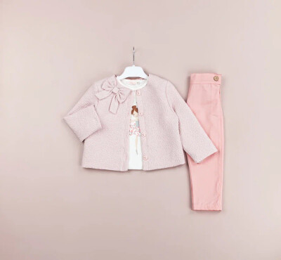 Wholesale Girls' 3-Piece Jacket, Bodysuit, and Pants Set 5-8Y BabyRose 1002-4694 - Babyrose