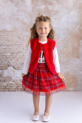 Wholesale Girl's 3-piece Vest Body and Skirt Set 9-48M Mininio 2062-252M2YLB72 - Mininio