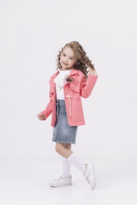 Wholesale Girls 3-Pieces Jacket, Shirt and Skirt Set 2-6Y Miss Lore 1055-5601 - Miss Lore