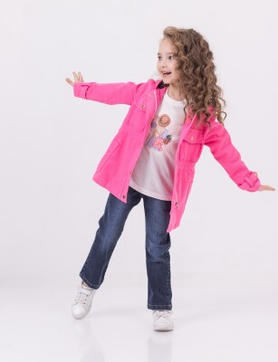 Wholesale Girls 3-Pieces Jacket, T-shirt and Pants Set 2-6Y Miss Lore 1055-5602 - 3