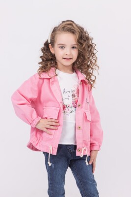 Wholesale Girls 3-Pieces Jacket, T-shirt and Pants Set 2-6Y Miss Lore 1055-5624 - 2
