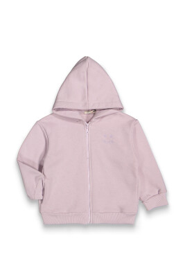 Wholesale Girls' Basic Hoodie Zip-Up Cardigan 6-18M Tuffy 1099-0454 - 4