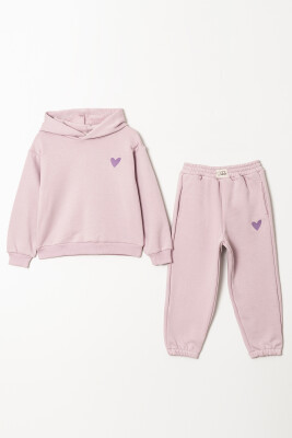 Wholesale Girls Basic Tracksuit Set 6-9Y Tuffy 1099-01106 - 3