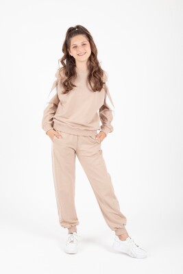 Wholesale Girl's Bat Sleeve Tracksuit Set 14-15Y Pafim 2041-K24-8025 - Pafim (1)