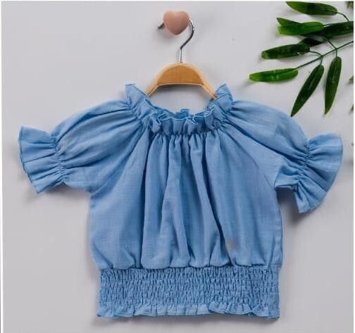 Wholesale Girls Blouse 7-10Y Büşra Bebe 1016-221074 - 1