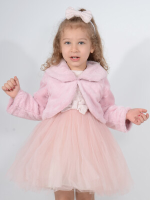 Wholesale Girls Bolero 2-6Y Serkon Baby&Kids 1084-M0580 Пыльная роза