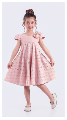 Wholesale Girls Bow Dress 6-9Y Tivido 1042-2615 - Tivido