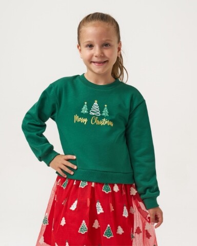 Wholesale Girl's Christmas 2-pack Skirt and Sweatshirt 4-7Y Bupper Kids 1053-24929 - 11