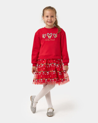 Wholesale Girl's Christmas Dress 4-7Y Bupper Kids 1053-24931 - Bupper Kids (1)