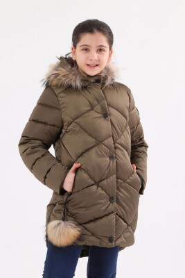 Wholesale Girls' Coat 6-14Y Benitto Kids 2007-51273 - Benitto Kids
