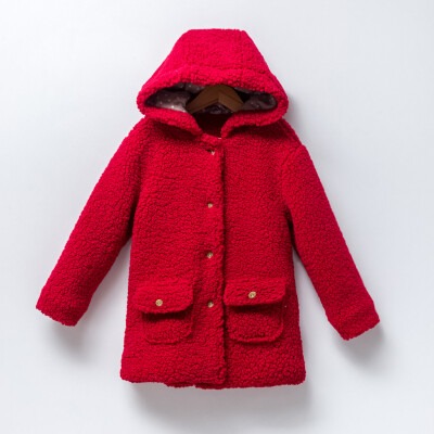 Wholesale Girls Coat 6-9Y Cumino 1014-CMN3376 Красный