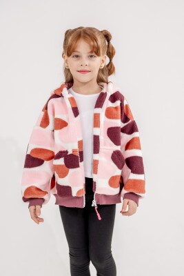 Wholesale Girls Coat 6-9Y Eray Kids 1044-6297 Темно-фиолетовый