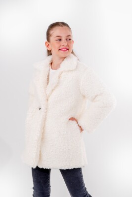 Wholesale Girls Coat 9-12Y Eray Kids 1044-6251 Кремовый цвет 