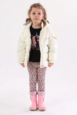 Wholesale Girls Coats 2-8Y Benitto Kids 2007-51272 Бежевый 